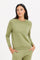 Redtag-Olive--Basic-Crewneck-Sweatshirt-Category:Sweatshirts,-Colour:Dark-Green,-Deals:New-In,-Filter:Women's-Clothing,-H1:LWR,-H2:LAD,-H3:SPW,-H4:ASS,-LWRLADSPWASS,-New-In-Women,-Non-Sale,-ProductType:Active-Sweatshirts,-Season:W23B,-Section:Women,-W23B,-Women-Sweatshirts-Women's-