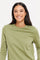 Redtag-Olive--Basic-Crewneck-Sweatshirt-Category:Sweatshirts,-Colour:Dark-Green,-Deals:New-In,-Filter:Women's-Clothing,-H1:LWR,-H2:LAD,-H3:SPW,-H4:ASS,-LWRLADSPWASS,-New-In-Women,-Non-Sale,-ProductType:Active-Sweatshirts,-Season:W23B,-Section:Women,-W23B,-Women-Sweatshirts-Women's-