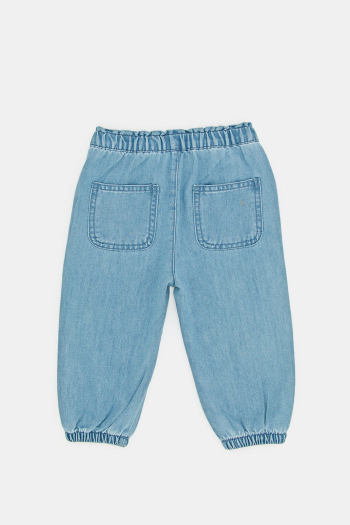 Redtag-light-wash-jeans-126832291--Infant-Girls-