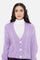 Redtag-Lilac-Cable-Knit-Cropped-Cardigan-Category:Cardigans,-Colour:Lilac,-Deals:New-In,-EHW,-Filter:Women's-Clothing,-H1:LWR,-H2:LAD,-H3:KNW,-H4:CGN,-LWRLADKNWCGN,-New-In-Women,-Non-Sale,-ProductType:Cardigans,-Season:W23B,-Section:Women,-W23B,-Women-Cardigans-Women's-