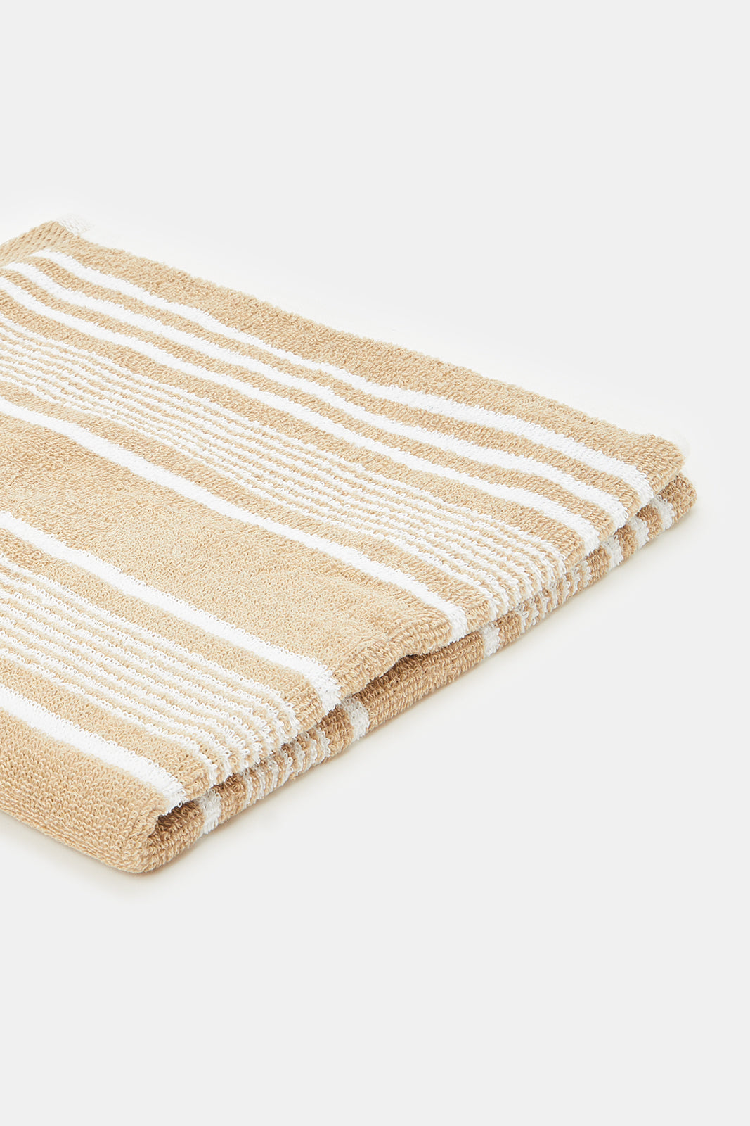 Beige striped towels new arrivals