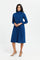 Redtag-High-Neck-Jacquard-Yoke-Maxi-Dress-Category:Dresses,-Colour:Navy,-Deals:New-In,-Filter:Women's-Clothing,-H1:LWR,-H2:LAD,-H3:DRS,-H4:CAD,-LWRLADDRSCAD,-Midi-Dress,-New-In-Women,-Non-Sale,-ProductType:Dresses,-Season:W23B,-Section:Women,-W23B,-Women-Dresses-Women's-