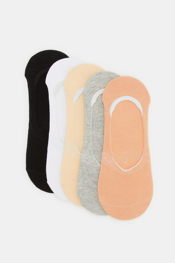 Redtag-Basics-5-Pack-Invisible-Socks-365,-Category:Socks,-Colour:Assorted,-Deals:New-In,-Filter:Women's-Clothing,-H1:LWR,-H2:LDN,-H3:IMP,-H4:SKS,-LWRLDNIMPSKS,-New-In-Women,-Non-Sale,-ProductType:Invisible-Socks,-Season:365365,-Section:Women,-Women-Socks--