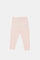 Redtag-Soft-Pink-Solid-+-Tan-Aop-Track-Pant-Category:Joggers,-Colour:Assorted,-Deals:New-In,-Filter:Infant-Girls-(3-to-24-Mths),-H1:KWR,-H2:ING,-H3:SPW,-H4:ATP,-ING-Joggers,-KWRINGSPWATP,-New-In-ING,-Non-Sale,-ProductType:Joggers,-Season:W23B,-Section:Girls-(0-to-14Yrs),-W23B-Infant-Girls-3 to 24 Months