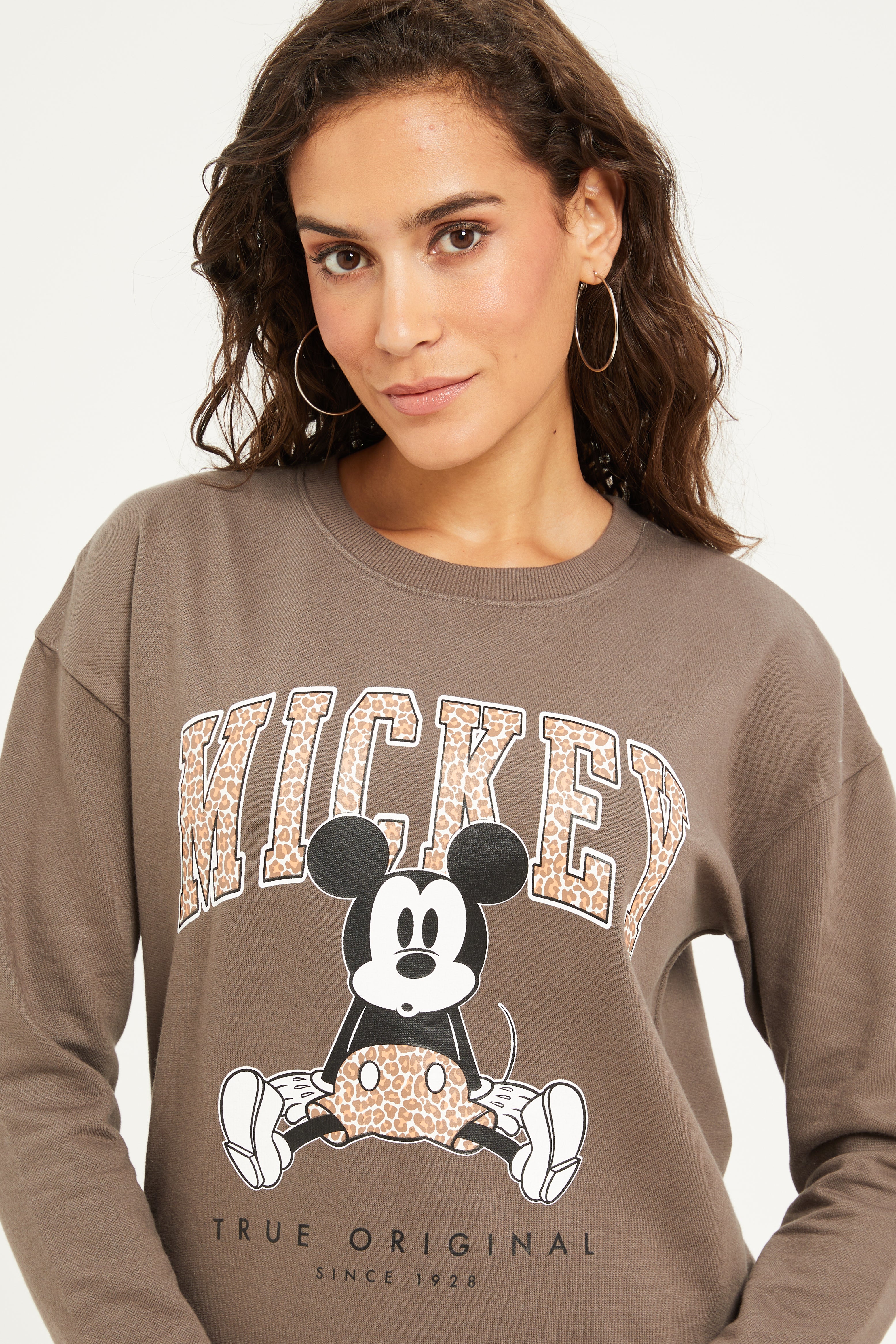 Mickey mouse deals printed sweatshirts