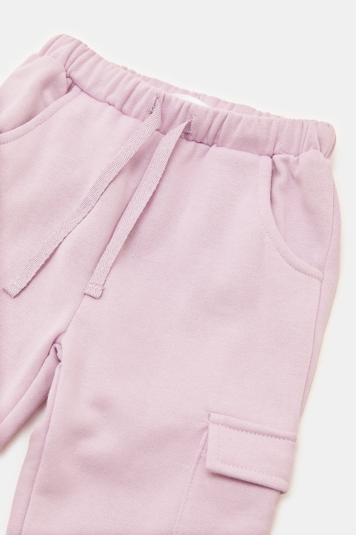 Redtag-lilac-joggers-127033766--Infant-Girls-3 to 24 Months