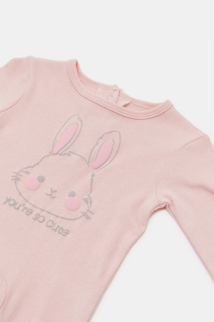 Redtag-Pink-4-Piece-Bunny-Print-Boys-Gift-Set-Category:Gift-Sets,-Colour:Pale-Pink,-Deals:New-In,-Filter:Baby-(0-to-12-Mths),-H1:KWR,-H2:NBF,-H3:SET,-H4:GFS,-KWRNBFSETGFS,-NBB-Gift-Sets,-New-In-NBB,-Non-Sale,-ProductType:Gift-Sets,-Season:W23A,-Section:Boys-(0-to-14Yrs),-W23A-Baby-0 to 12 Months