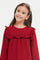 Redtag-Red-Full-Slv-Frill-Dress-Category:Dresses,-Colour:Red,-Deals:New-In,-Filter:Girls-(2-to-8-Yrs),-GIR-Dresses,-H1:KWR,-H2:GIR,-H3:DRS,-H4:CAD,-KWRGIRDRSCAD,-Midi-Dress,-New-In-GIR,-Non-Sale,-ProductType:Dresses,-Season:W23B,-Section:Girls-(0-to-14Yrs),-W23B-Girls-2 to 8 Years