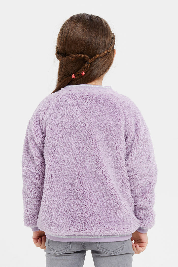 Redtag-lilac-sweatshirts-127067131--Girls-2 to 8 Years