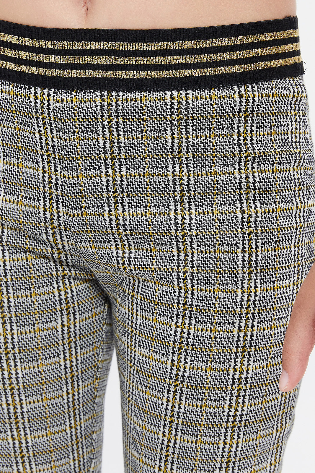 Buy Girls Grey Check Leggings 127078024 in Saudi Arabia REDTAG