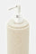 Redtag-Beige-Ribbed-Lotion-Dispenser-Category:Toiletry-Sets,-Colour:Beige,-Deals:New-In,-Filter:Home-Bathroom,-H1:HMW,-H2:BAC,-H3:BCE,-H4:BAE,-HMW-BAC-Bath-Accessories,-HMWBACBCEBAE,-New-In-HMW-BAC,-Non-Sale,-ProductType:Bathmat-Sets,-Season:W23A,-Section:Homewares,-W23A-Home-Bathroom-