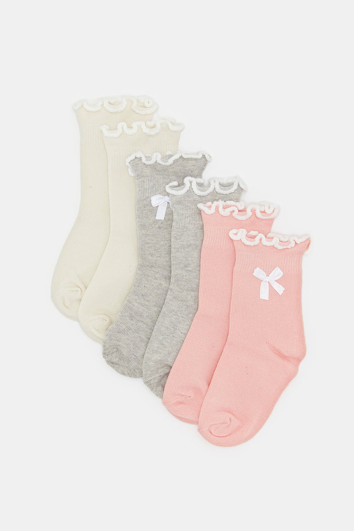 Redtag-assorted-socks-127217741--Infant-Girls-