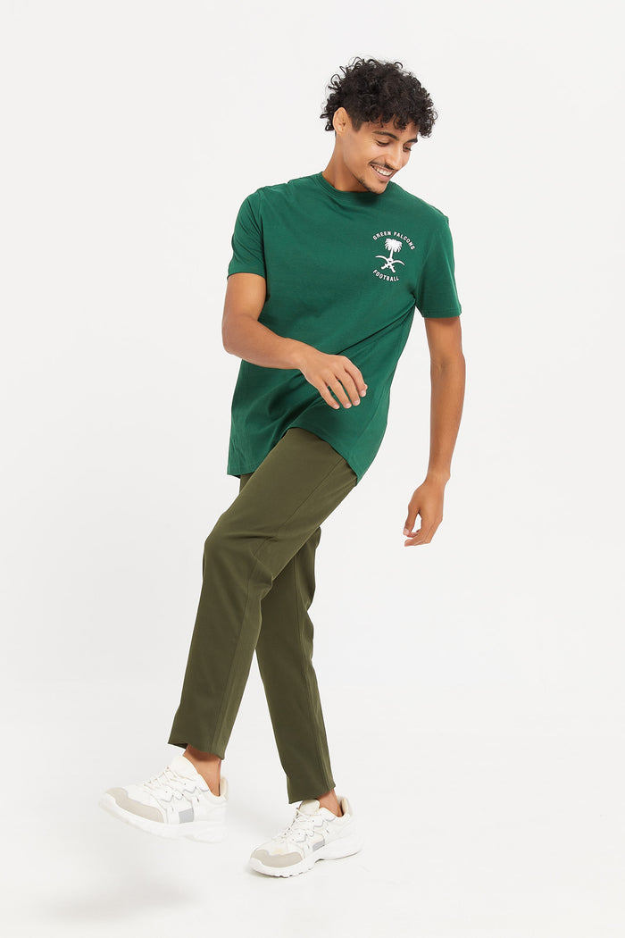 Redtag-Green-National-Day-T-Shirt-Category:T-Shirts,-Colour:Green,-Deals:New-In,-Filter:Men's-Clothing,-H1:MWR,-H2:GEN,-H3:TSH,-H4:TSH,-Men-T-Shirts,-MWRGENTSHTSH,-New-In-Men,-Non-Sale,-ProductType:Graphic-T-Shirts,-Season:W23A,-Section:Men,-W23A-Men's-