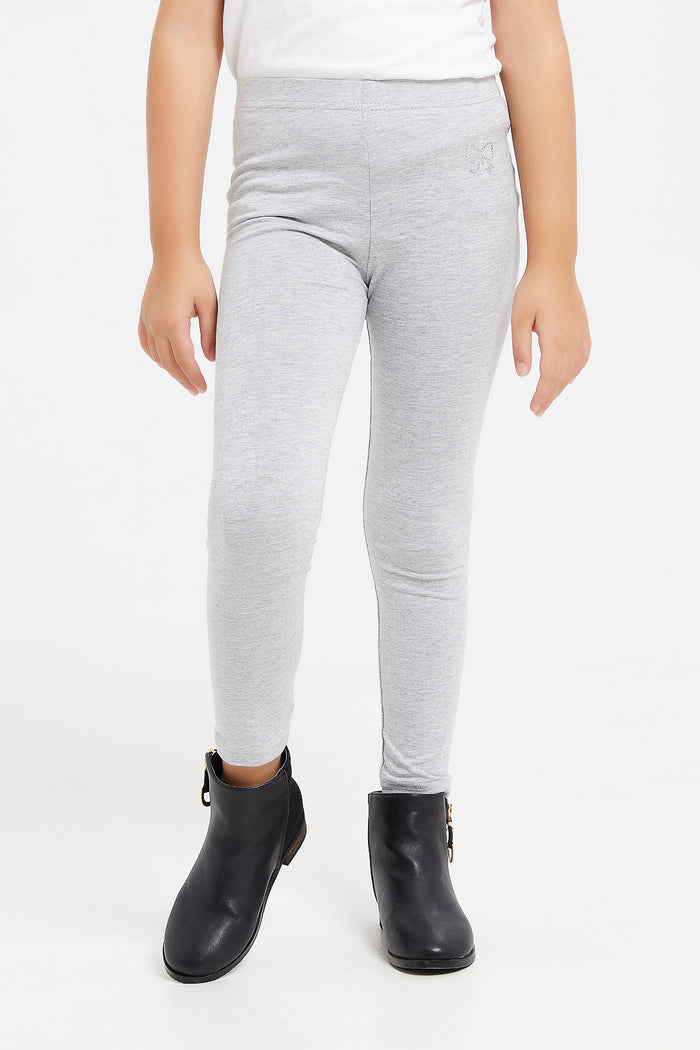 Redtag-Mid-Grey-Basic-Legging-365,-Category:Leggings,-Colour:Mid-Grey,-Deals:New-In,-Filter:Girls-(2-to-8-Yrs),-GIR-Leggings,-H1:KWR,-H2:GIR,-H3:TRS,-H4:LEG,-KWRGIRTRSLEG,-New-In-GIR,-Non-Sale,-ProductType:Leggings,-Season:365365,-Section:Girls-(0-to-14Yrs),-TBL-Girls-2 to 8 Years