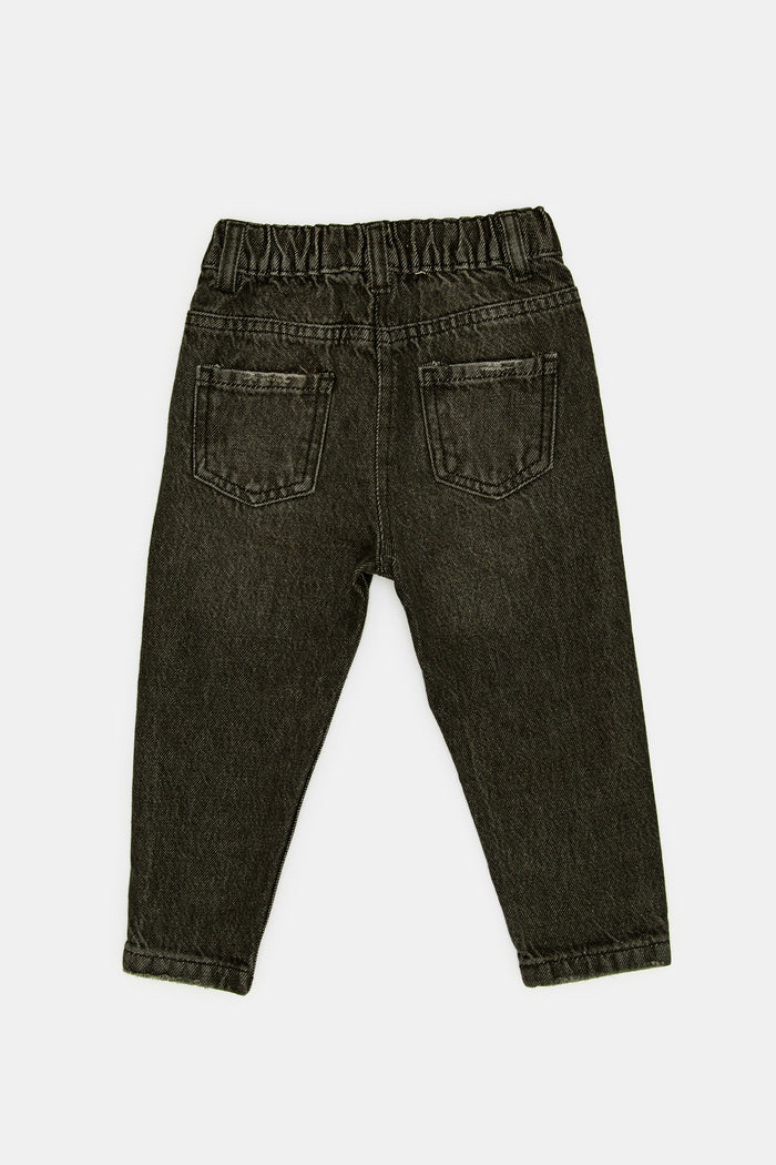 Redtag-black-jeans-127406518--Infant-Girls-
