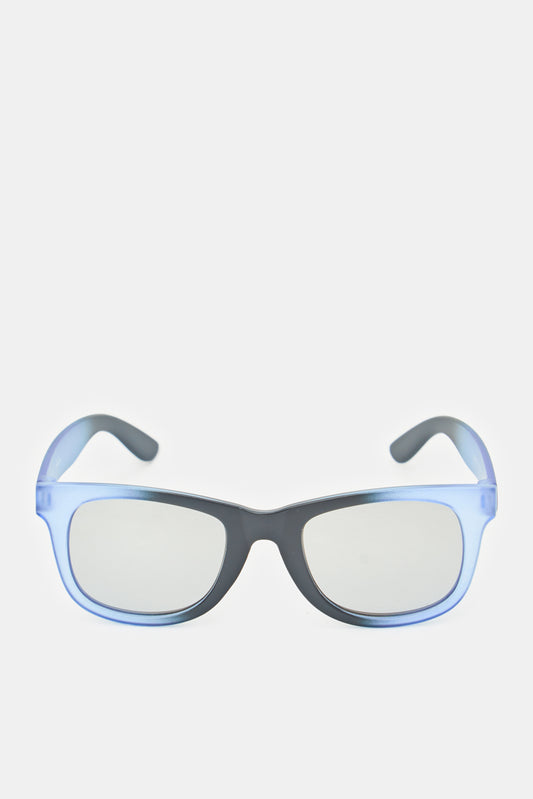 نظارات شمسية وايفرر باللون الأزرق والأسود للأولاد