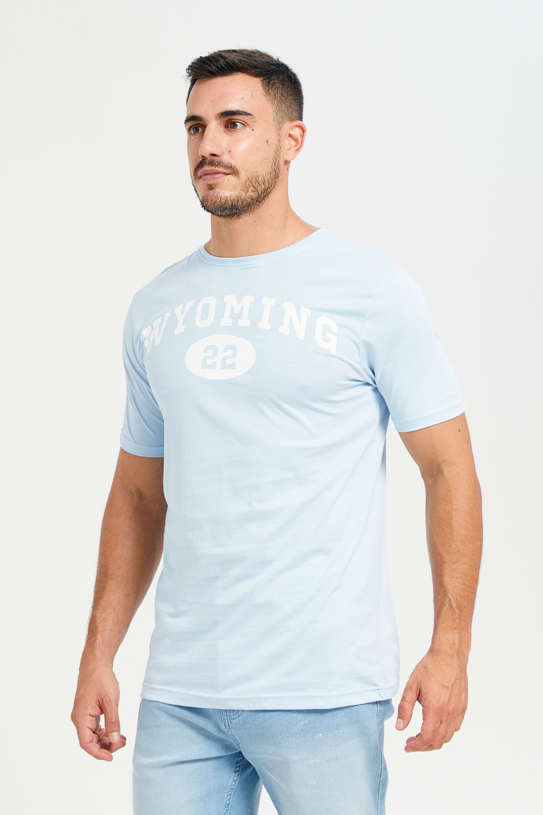 Buy Men Blue Graphic T-Shirt 129556851 in Saudi Arabia | REDTAG