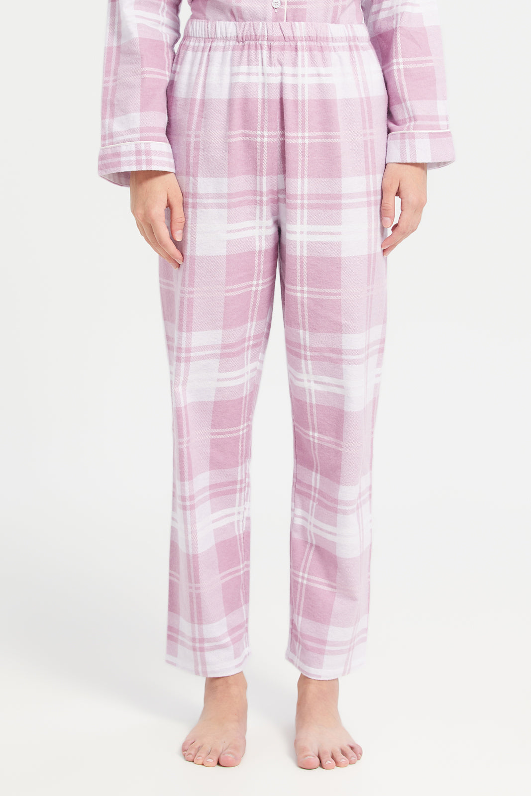 Buy Senior Girls Pink Flannel Set (2 Piece) 129559614 in Saudi Arabia ...