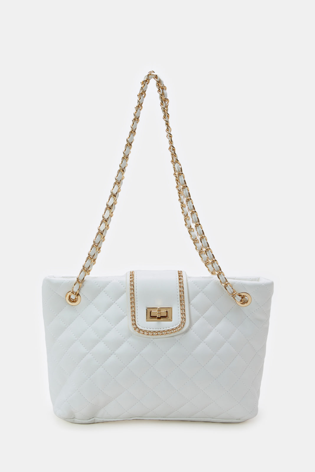 Buy Women White Textured Hand Bag 130011293 in Saudi Arabia REDTAG