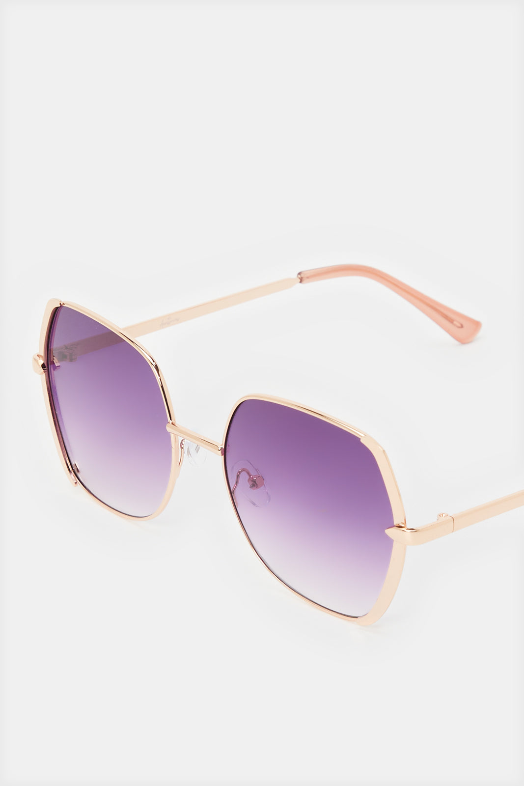 Buy Women Gold Oversize Sunglasses 131301815 In Saudi Arabia 