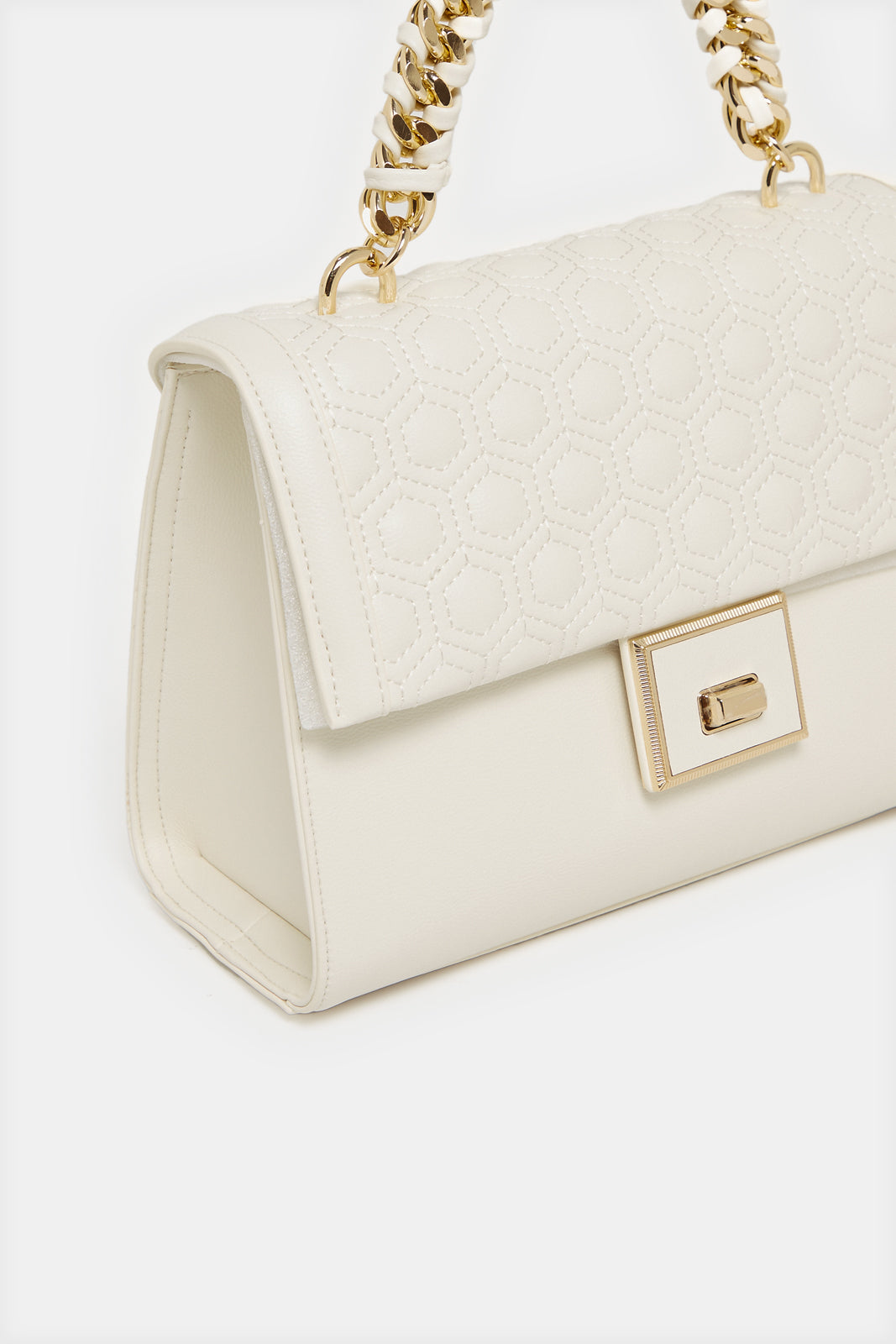 Buy Women White Quilted Day Bag 131614571 In Saudi Arabia 