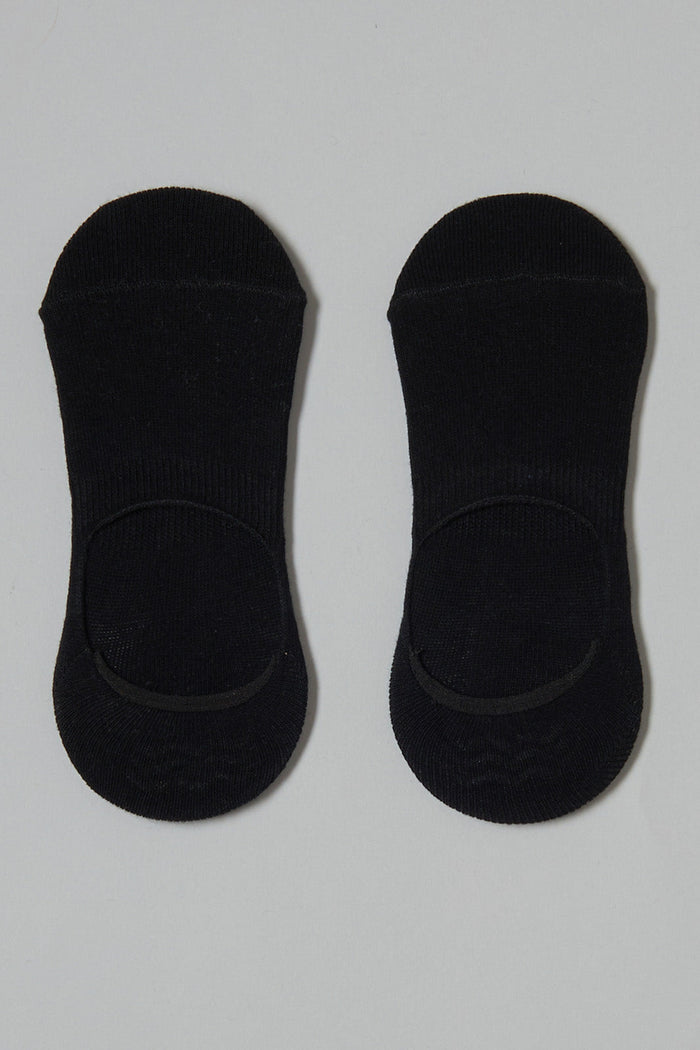 Black Invisible Socks (2-Pack) - REDTAG