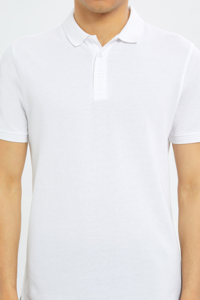 Redtag-White-Polo-Shirt-365,-Bundle,-Category:Polo-T-Shirts,-Colour:White,-Deals:New-In,-Dept:Menswear,-Filter:Men's-Clothing,-H1:MWR,-H2:GEN,-H3:TSH,-H4:POS,-Men-Polo-T-Shirts,-Non-Sale,-Promo:TBL,-Season:365,-Section:Men,-TBL-Men's-