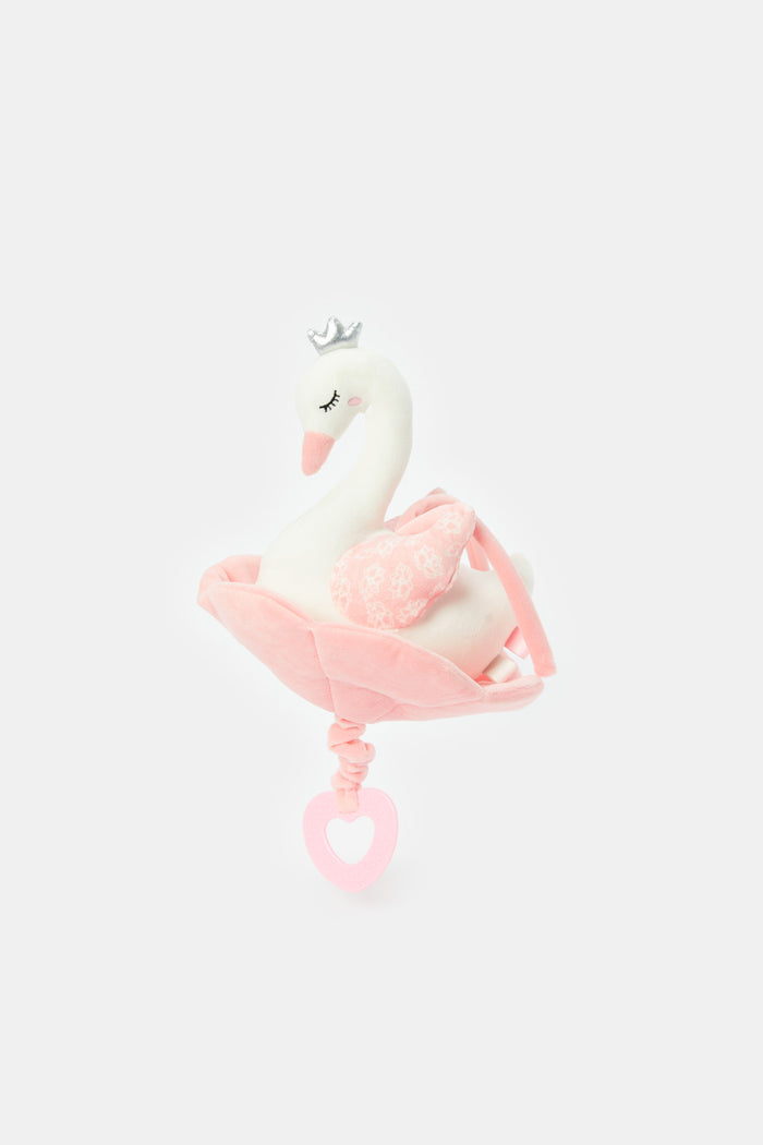 Redtag-Rattle-Swan-365,-ACCNBNBAOHAR,-Category:Toys,-Colour:Assorted,-Deals:New-In,-Filter:Newborn-Accessories,-H1:ACC,-H2:NBN,-H3:BAO,-H4:HAR,-NBN-Toys,-New-In,-New-In-NBN-ACC,-Non-Returnable,-Non-Sale,-ProductType:Rattles,-Season:365,-Section:Boys-(0-to-14Yrs),-Style:RATTLE-New-Born-Baby-