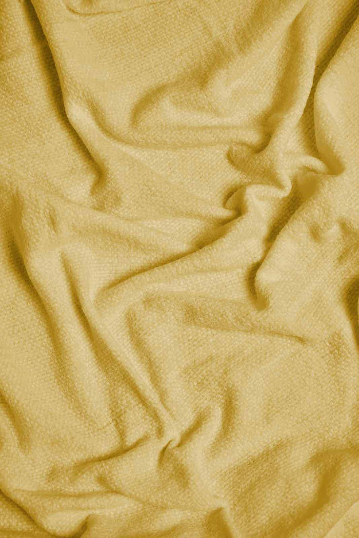 Redtag-Mustard-Chenille-Throw-With-Fringe-BED-HOME-SPUN-3,-Colour:Mustard,-Filter:Home-Bedroom,-HMW-BED-Throws,-New-In,-New-In-HMW-BED,-Non-Sale,-Section:Homewares,-W21B-Home-Bedroom-
