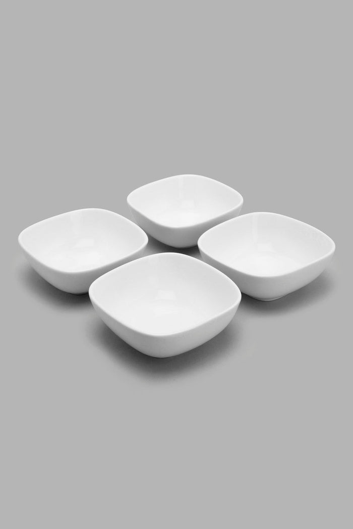 Redtag-White-Serving-Bowl-Set-(4-Piece)-365,-Colour:White,-Filter:Home-Dining,-HMW-DIN-Serving-Dish,-New-In,-New-In-HMW-DIN,-Non-Sale,-Section:Homewares-Home-Dining-