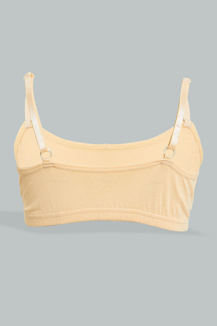 Redtag-White-X-Lt-Beige-Bra-(2Pack)-365,-Colour:Assorted,-Filter:Senior-Girls-(9-to-14-Yrs),-GSR-Bras,-New-In,-New-In-GSR,-Non-Sale,-Section:Kidswear-Senior-Girls-9 to 14 Years