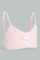 Redtag-Lt-Blue/White-Stripes-X-Lt-Pink-Bra-(2Pack)-365,-Colour:Assorted,-Filter:Senior-Girls-(9-to-14-Yrs),-GSR-Bras,-New-In,-New-In-GSR,-Non-Sale,-Section:Kidswear-Senior-Girls-9 to 14 Years