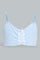 Redtag-Lt-Blue/White-Stripes-X-Lt-Pink-Bra-(2Pack)-365,-Colour:Assorted,-Filter:Senior-Girls-(9-to-14-Yrs),-GSR-Bras,-New-In,-New-In-GSR,-Non-Sale,-Section:Kidswear-Senior-Girls-9 to 14 Years