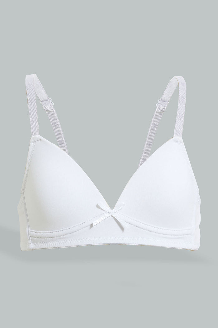 Redtag-White-X-Black-Padded-Bra-(2Pack)-365,-Colour:Assorted,-Filter:Senior-Girls-(9-to-14-Yrs),-GSR-Bras,-New-In,-New-In-GSR,-Non-Sale,-Section:Kidswear-Senior-Girls-9 to 14 Years