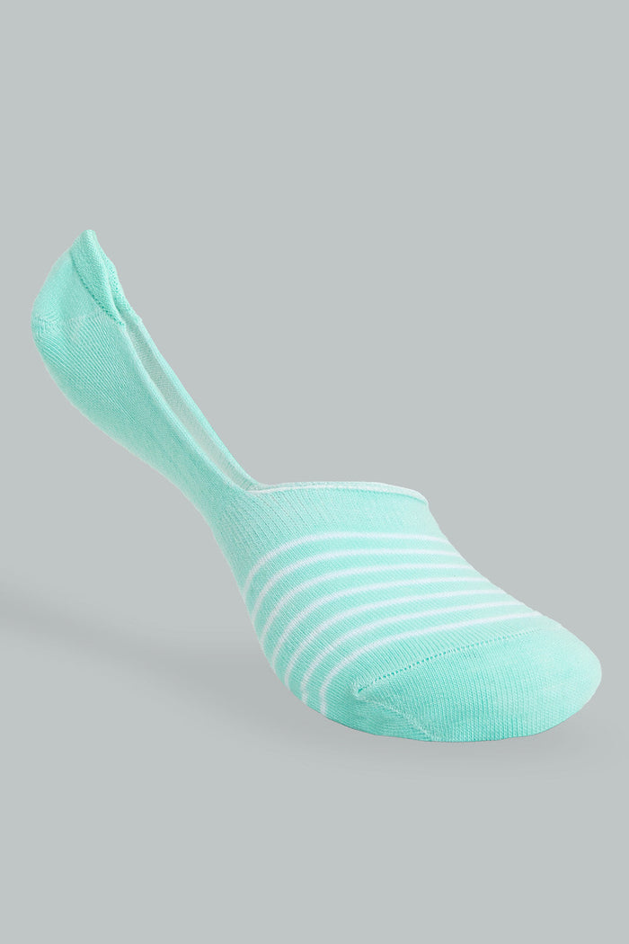 Redtag-White/Yellow/Blue-Yarn-Dyed-Stripe-Invisible-Socks-(3-Pack)-365,-Colour:Assorted,-Filter:Women's-Clothing,-New-In,-New-In-Women,-Non-Sale,-Section:Women,-Women-Socks-Women's-