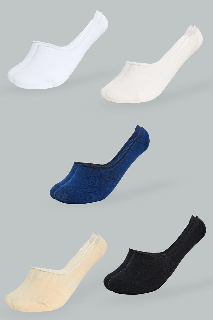 Redtag-Assorted-Plain-Invisible-Socks-(5-Pack)-365,-Colour:Assorted,-Filter:Women's-Clothing,-New-In,-New-In-Women,-Non-Sale,-Section:Women,-Women-Socks-Women's-