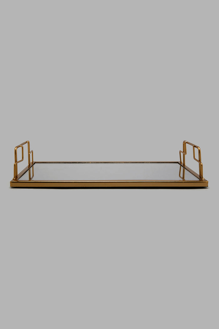 Redtag-Gold-Metal-Mirrored-Rectangular-Tray-Trays-Home-Decor-
