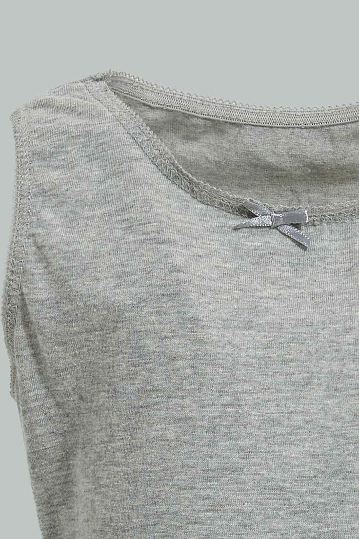 Redtag-Grey-Cami-Set-365,-Colour:Grey,-Filter:Girls-(2-to-8-Yrs),-Girls-Vests,-New-In,-New-In-GIR,-Non-Sale,-Section:Kidswear-Girls-2 to 8 Years