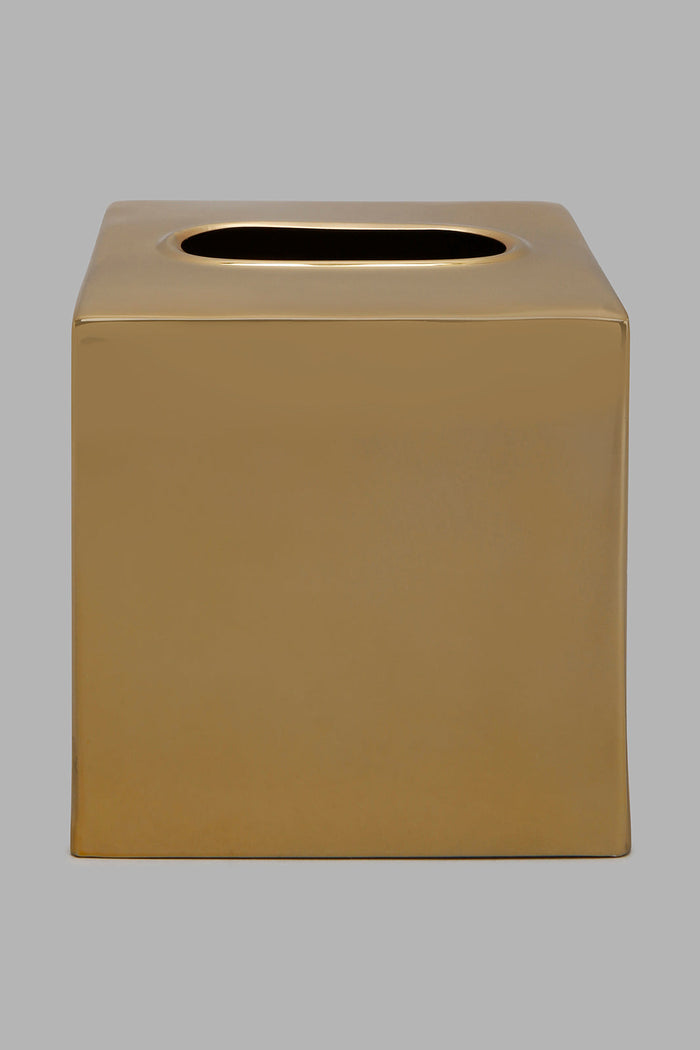 Redtag-Gold-Square-Tissue-Box-Holder-Tissue-Box-Holder-Home-Bathroom-