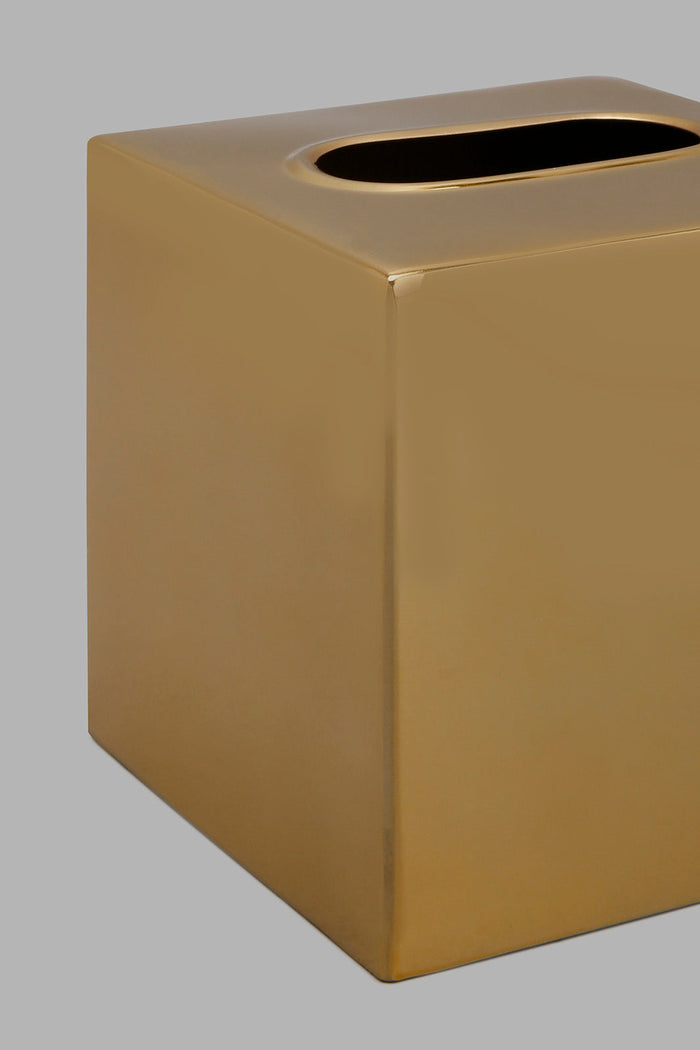 Redtag-Gold-Square-Tissue-Box-Holder-Tissue-Box-Holder-Home-Bathroom-