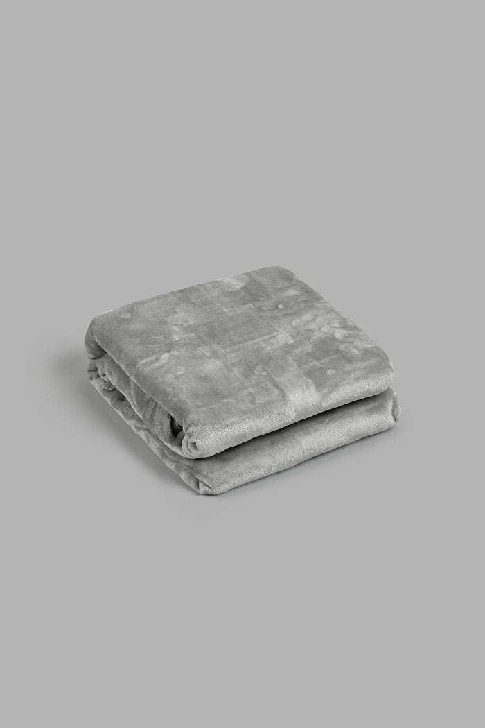 Redtag-Grey-Ultra-Soft-Blanket-(Double-Size)-Blankets-Home-Bedroom-