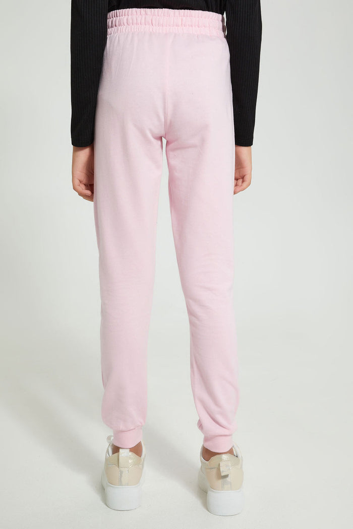 Redtag-Lt-Pink-Basic-Track-Pant-Joggers-Senior-Girls-9 to 14 Years