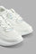Redtag-White-Lace-Up-Sneaker-With-Silver-Overlay-Colour:White,-Filter:Women's-Footwear,-New-In,-New-In-Women-FOO,-Non-Sale,-S22A,-Section:Women,-Women-Trainers-Women's-