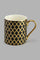 Redtag-Black-And-Gold-Geometric-Printed-Mug-Colour:Black,-Colour:Gold,-Filter:Home-Dining,-HMW-DIN-Mugs,-New-In,-New-In-HMW-DIN,-Non-Sale,-S22A,-Section:Homewares-Home-Dining-