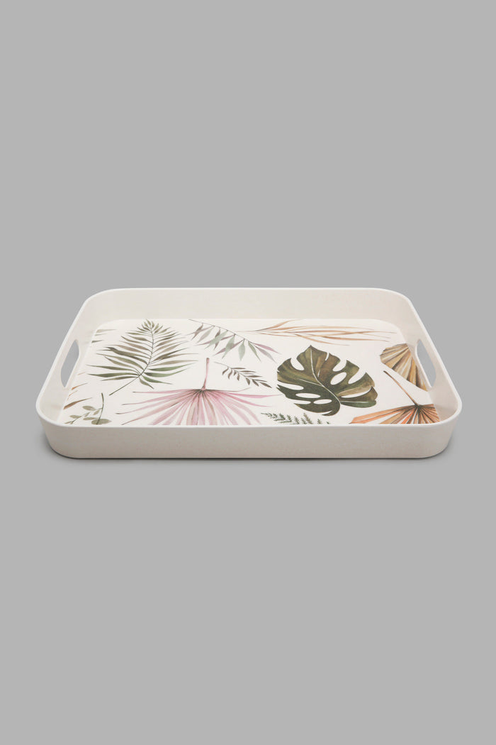 Redtag-Multicolour-Lefe-Bamboo-Rectangle-Tray-Trays-Home-Dining-