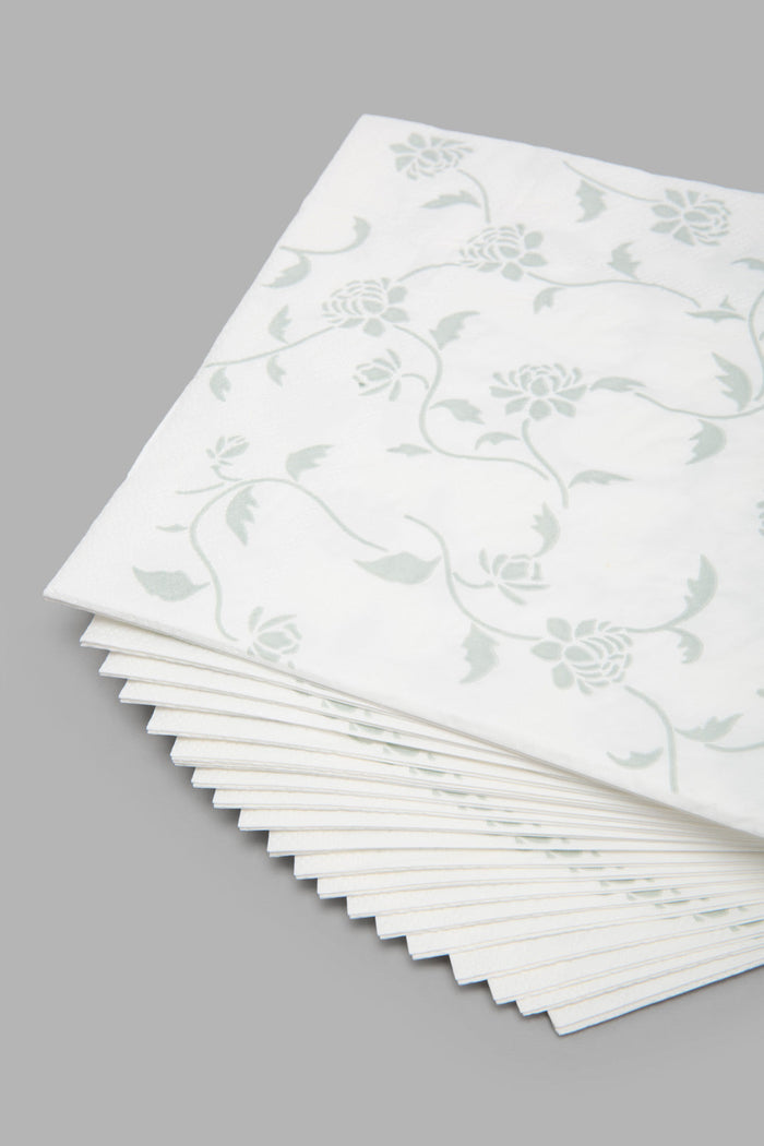 Redtag-Assorted-Floral-Paper-Napkins-(20-Piece)-Napkins-Home-Dining-