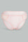 Redtag-Pink/Sage-Plain-Bikini-Brief-(2-Pack)-Briefs-Bikini-Women's-