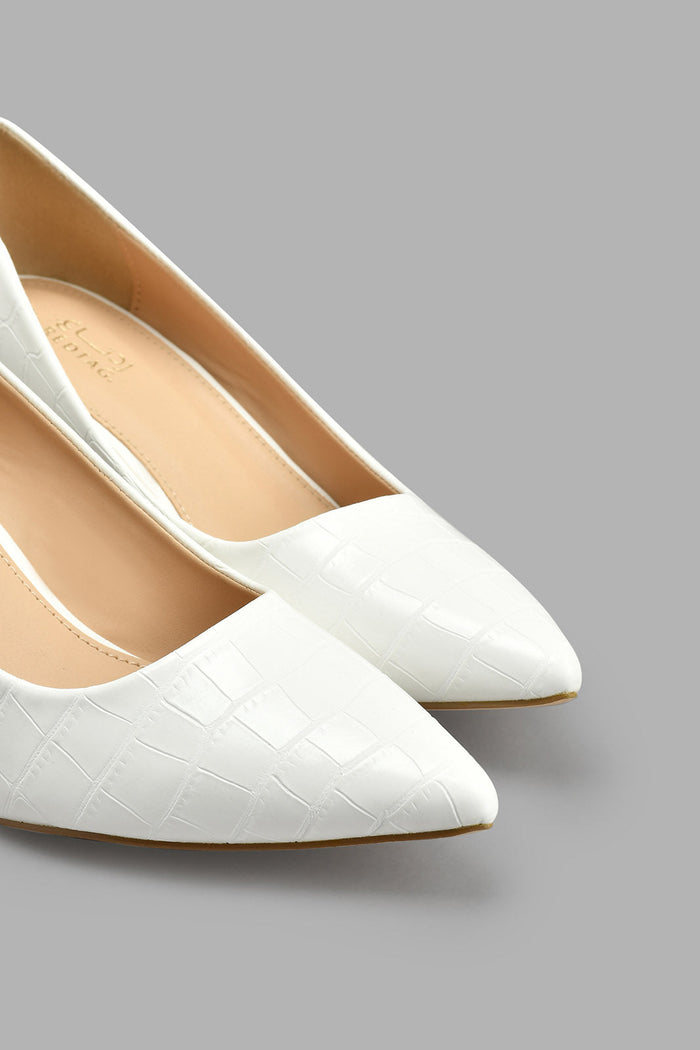 Redtag-White-Court-Shoe-Colour:White,-Filter:Women's-Footwear,-New-In,-New-In-Women-FOO,-Non-Sale,-S22A,-Section:Women,-Women-Formal-Shoes-Women's-