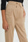 Redtag-Beige-Jogger-Cargo-Pants-Senior-Girls-9 to 14 Years