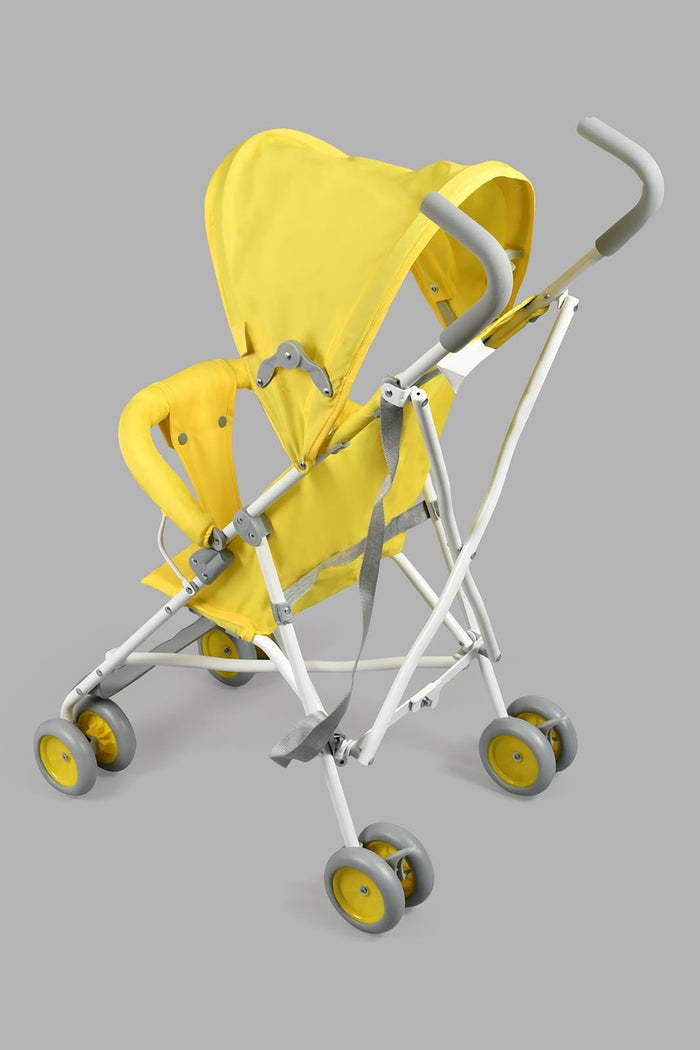 Redtag-Yellow-Baby-Buggy--With-Rround-Canopy-Buggies-New-Born-Baby-